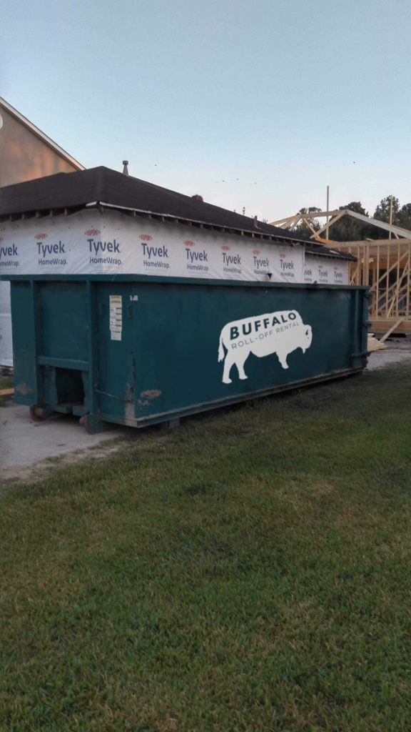 Dumpster exterior