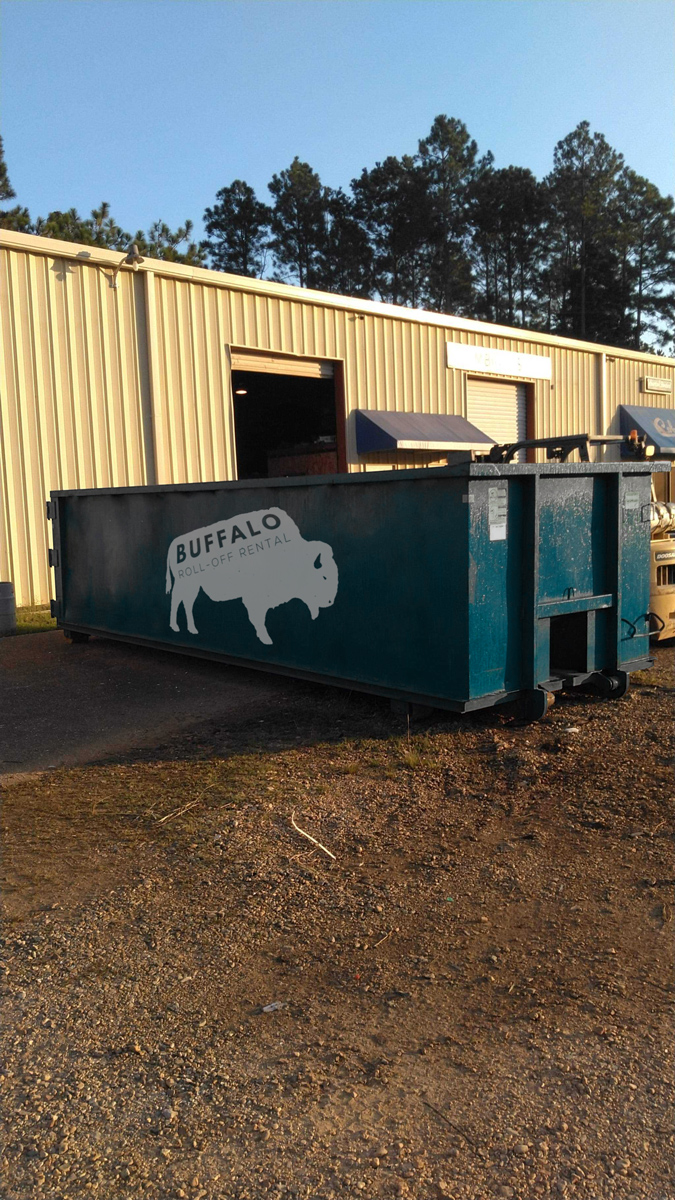 Dumpster exterior